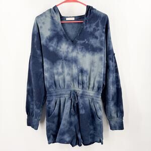 Free People FP Movement Romper Size Small NWOT Sweatpant Tie Dye NEW Athleisure